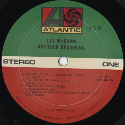 Les McCann - Another Beginning (SD1666) 1974 US Atlantic｜中古LP