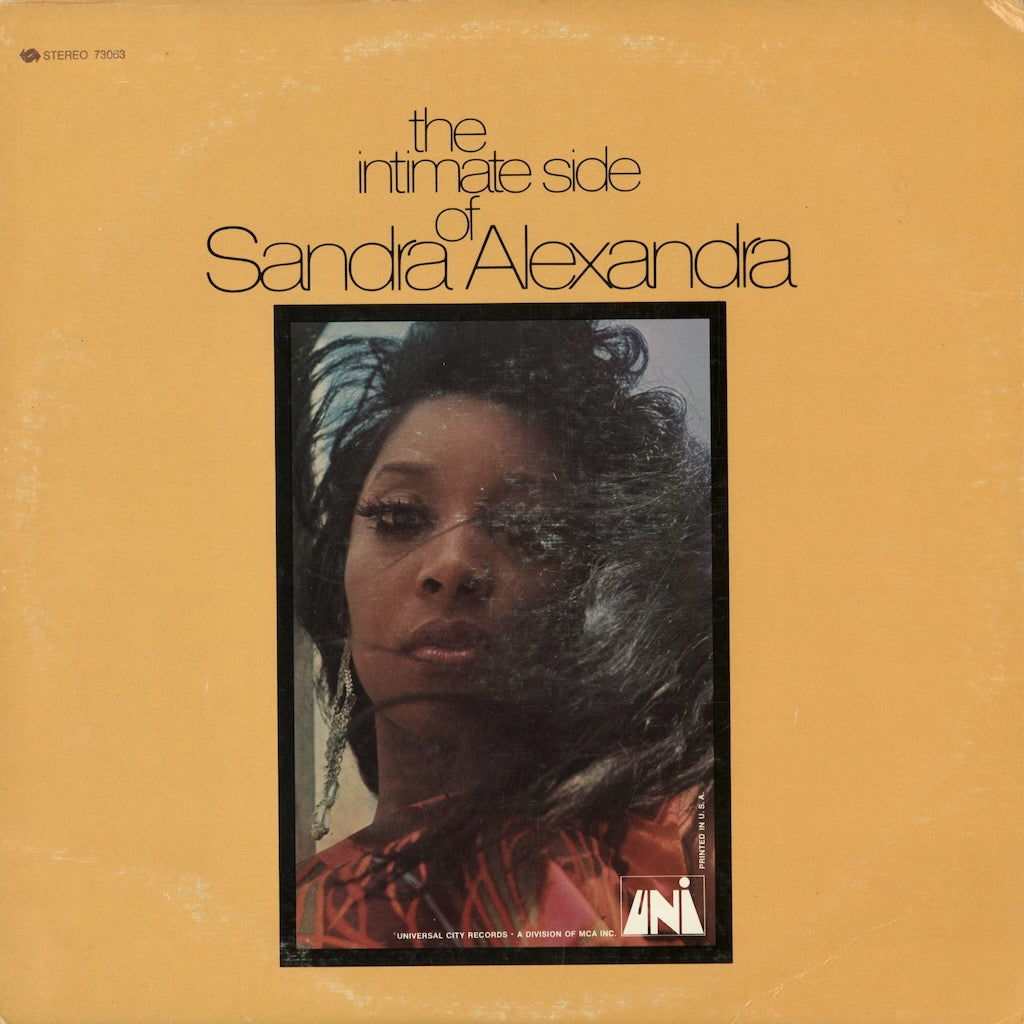 Sandra Alexandra - The Intimate Side Of Sandra Alexandra (73063) 1969 US UNI｜中古LP