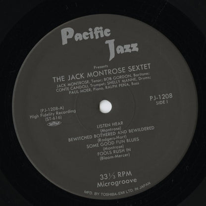 Jack Montrose Sextet / ジャック・モントローズ / S.T. (PJ-1208)