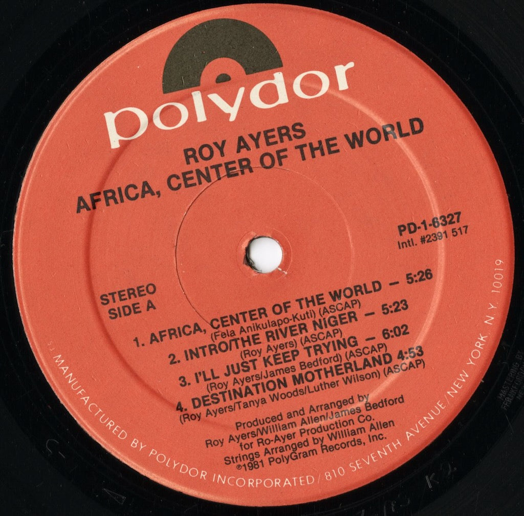 Roy Ayers / ロイ・エアーズ / Center Of The World (PD 1 6327)