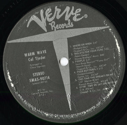 Cal Tjader - Warm Wave (SMAS-90714) 1964 US Verve-MGM｜中古LP
