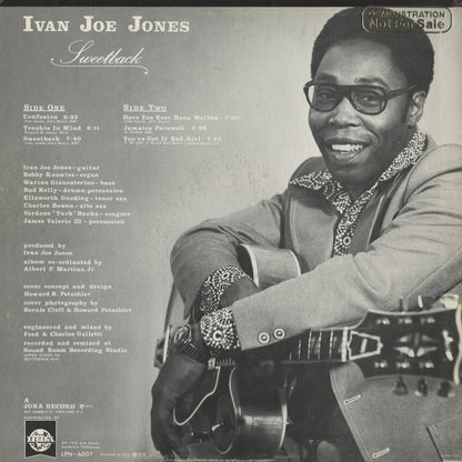 Ivan Boogaloo Joe Jones / イヴァン・ブーガルー・ジョー・ジョーンズ / Sweetback (LPN-6007)