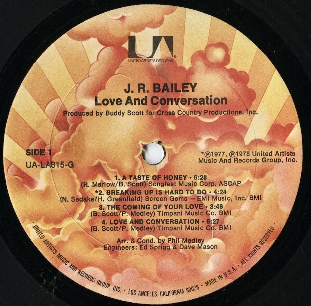J.R. Bailey / ジェイ・アール・ベイリー / Love & Conversation (UA-LA815-G)