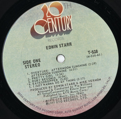 Edwin Starr - S.T. (T-538) LP 1977 US 20th Century｜中古LP