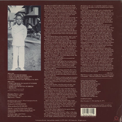 Hampton Hawes / ハンプトン・ホーズ / The Sermon (C-7653)