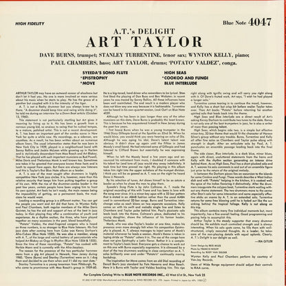 Art Taylor - A.T.'s Delight (K18P-9208) 1983 JPN Blue Note｜中古LP