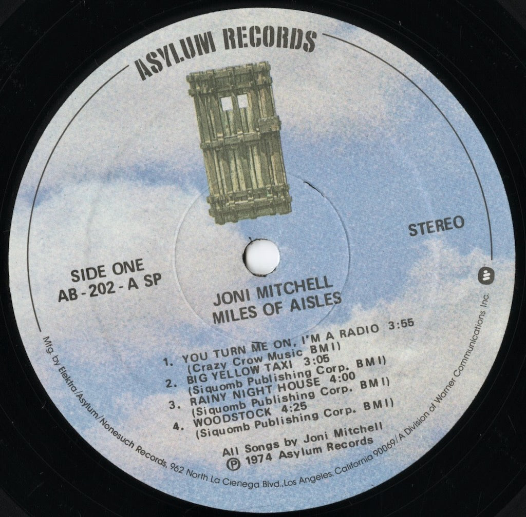 Joni Mitchell / ジョニ・ミッチェル / Miles Of Aisles (AB 202)