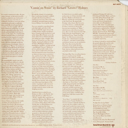 Richard Groove Holmes - Comin' On Home (BST-84372) 1972 US Blue Note｜中古LP