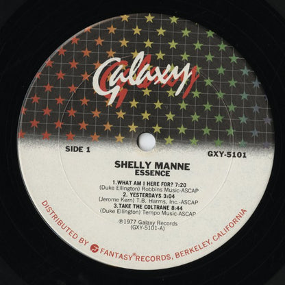 Shelly Manne / シェリー・マン / Essence  (GXY-5101)