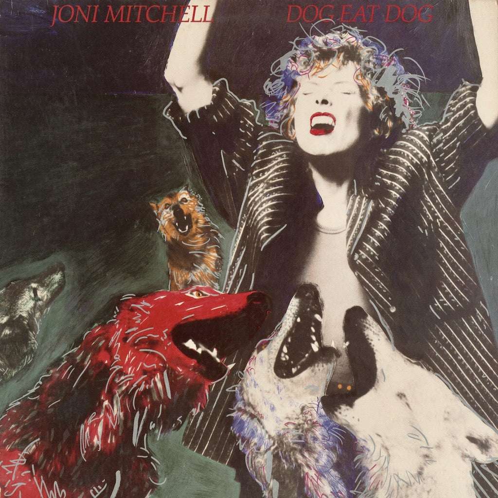 Joni Mitchell - Dog Eat Dog (GHS 24074) 1985 US Geffen｜中古LP
