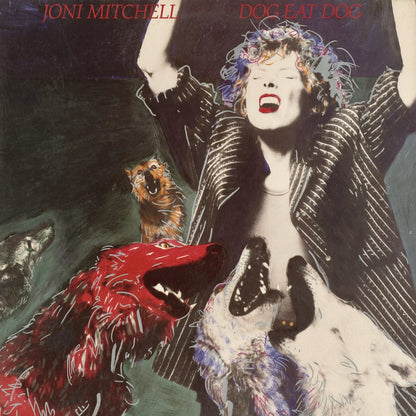 Joni Mitchell - Dog Eat Dog (GHS 24074) 1985 US Geffen｜中古LP