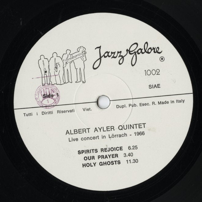 Albert Ayler - Jesus LP 1981 ITA エド・ブラックウェル参加 フリー