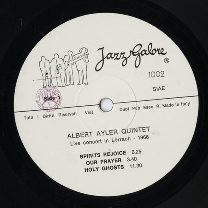 Albert Ayler / アルバート・アイラー / Jesus (Unissued Concert In Lörrach, Germany, 1966) (1002)