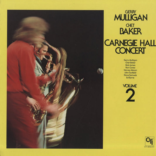 Gerry Mulligan - Chet Baker / ジェリー・マリガン　チェット・ベイカー / Carnegie Hall Concert Volume 2 (CTI-6055-S1)