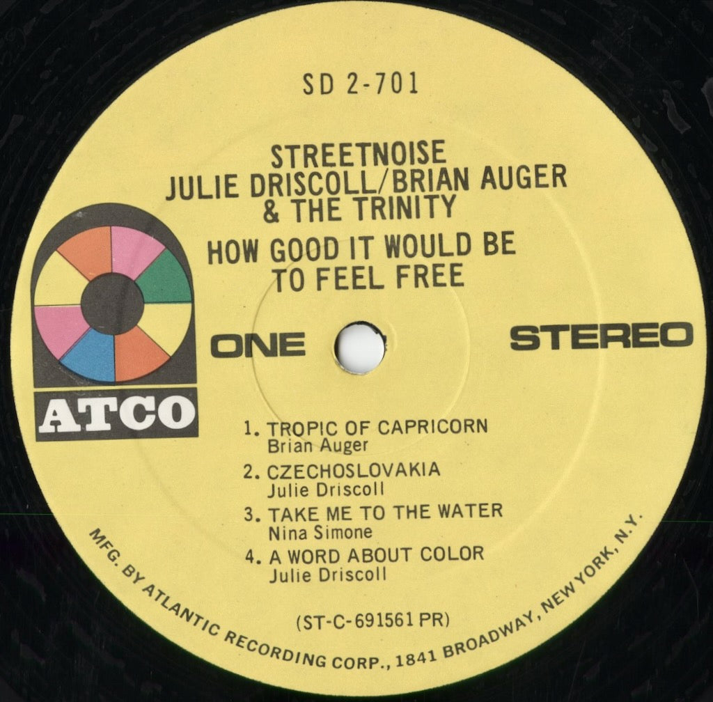 Julie Driscoll / Brian Auger - Streetnoise (SD 2-701) 1969 US Atco｜中古LP