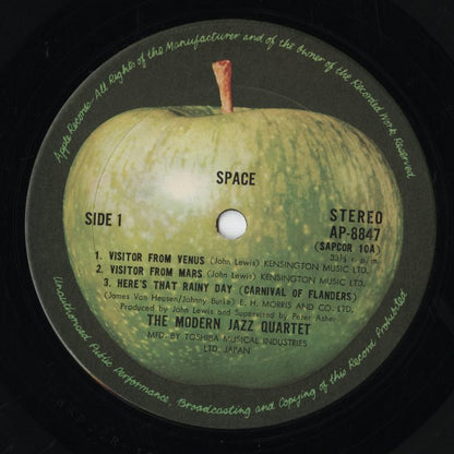 Modern Jazz Quartet / モダン・ジャズ・カルテット / Space (AP 8847)