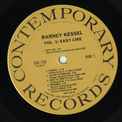 Barney Kessel / バーニー・ケッセル / Easy Like (OJC-153)