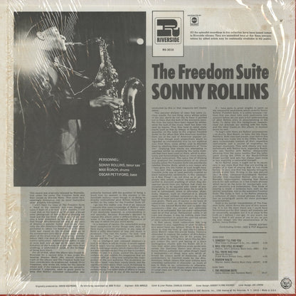 Sonny Rollins / ソニー・ロリンズ / Freedom Suite (RS-3010)