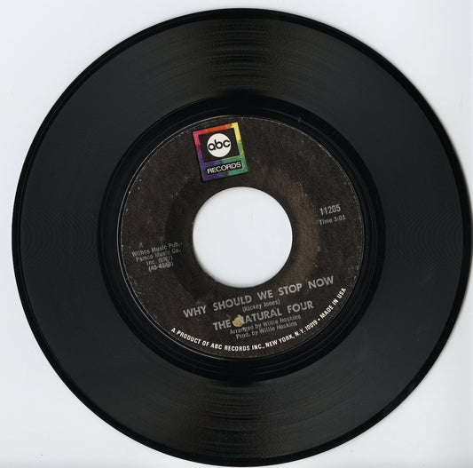 Natural Four / ナチュラル・フォー / Why Should We Stop Now -7” (11205)
