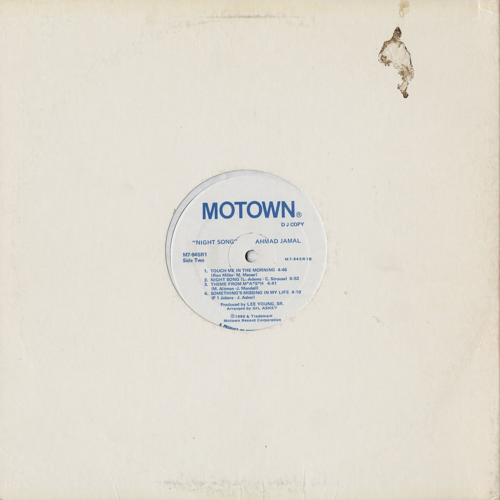 Ahmad Jamal / アーマッド・ジャマル / Night Song (M7-945R1)