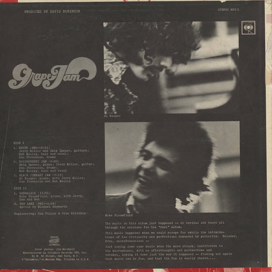 Moby Grape / モビー・グレイプ / Grape Jam (CX3 MGS1)