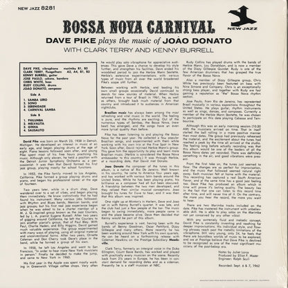 Dave Pike / デイヴ・パイク / Bossa Nova Carnival (NJ8281) 未開封シールド
