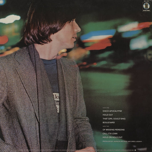 Jackson Browne - Hold Out (5E-511) LP 1980 US Asylum
