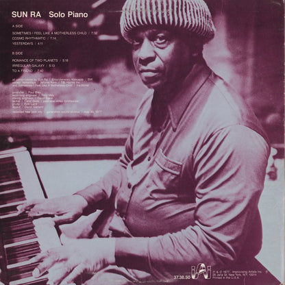 Sun Ra / サン・ラ / Solo Piano Volume 1 (IAI 37.38.50)