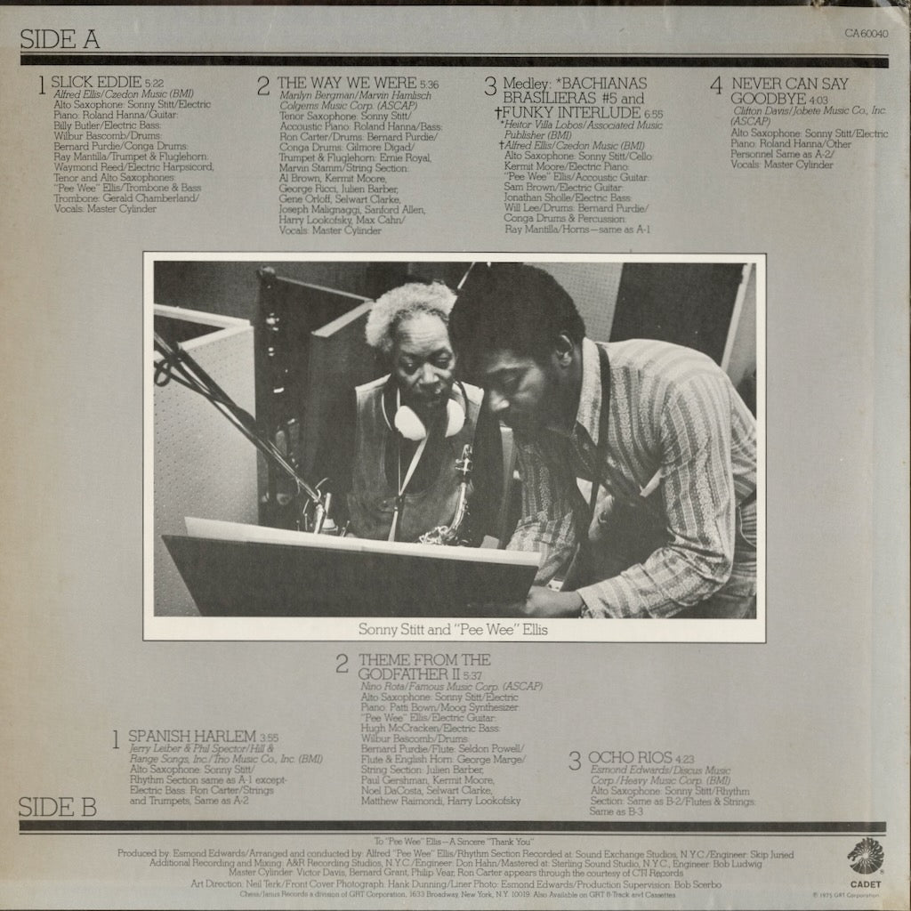 Sonny Stitt – Never Can Say Goodbye (CA 60040) LP 1976 US Cadet | 中古LP