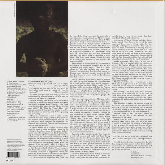 McCoy Tyner / マッコイ・タイナー / Extensions -180g (BN LA006-F)