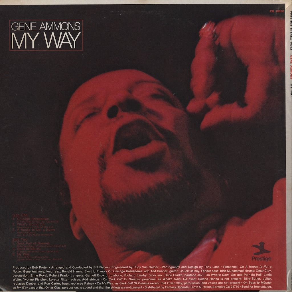 Gene Ammons / ジーン・アモンズ / My Way (PR 10022)