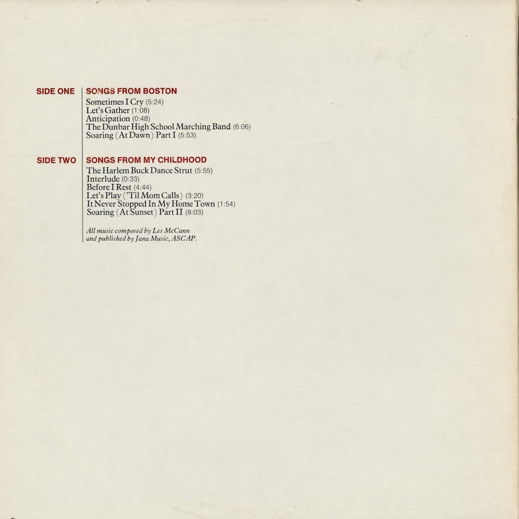 Les McCann – Layers (SD 1646) LP 1973 US Atlantic | 中古LP