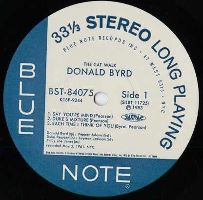 Donald Byrd - The Cat Walk (K18P 9244) 1983 JPN Blue Note｜中古LP