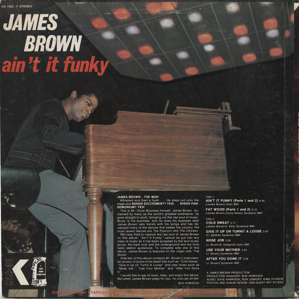 James Brown / ジェイムス・ブラウン / Ain't It Funky (KS-1092)