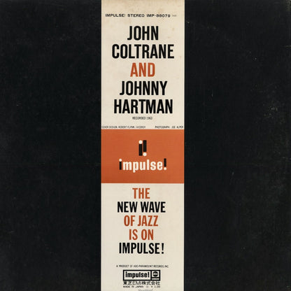 John Coltrane and Johnny Hartman - John Coltrane and Johnny Hartman (IMP 88079) 1973 JPN Impulse｜中古LP