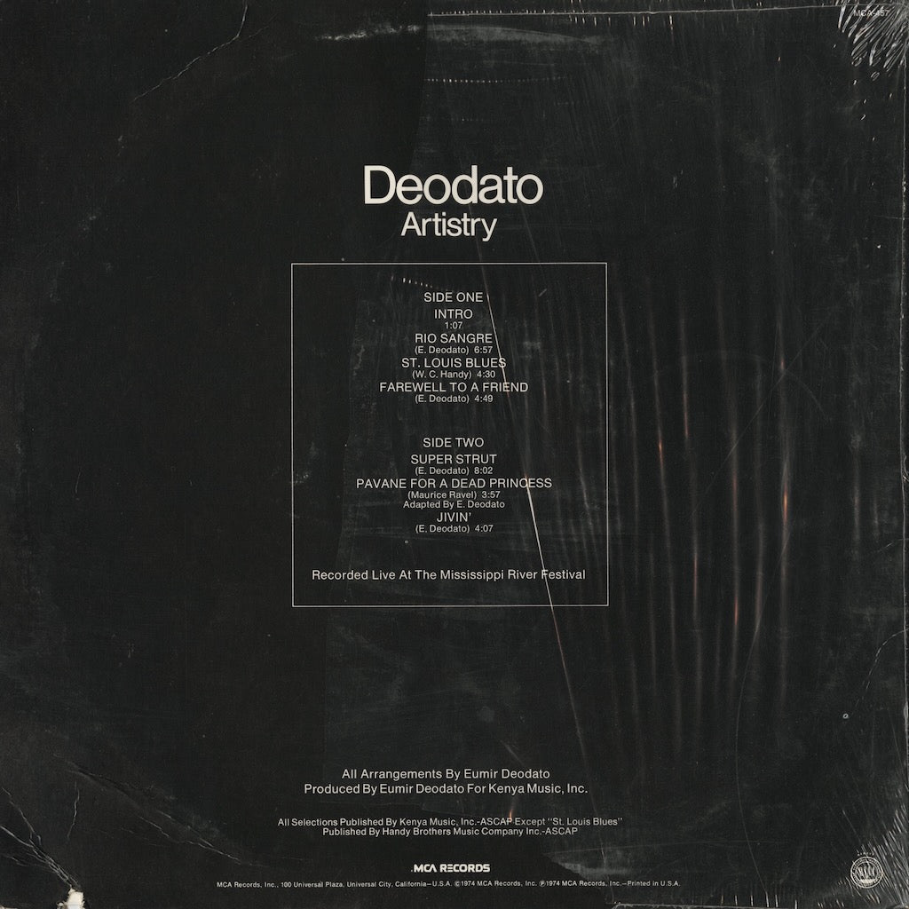 Deodato / デオダート / Artistry (MCA-457)