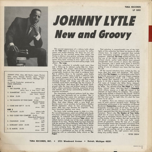 Johnny Lytle - New And Groovy (LP 5002) 1967 US Tuba｜中古LP