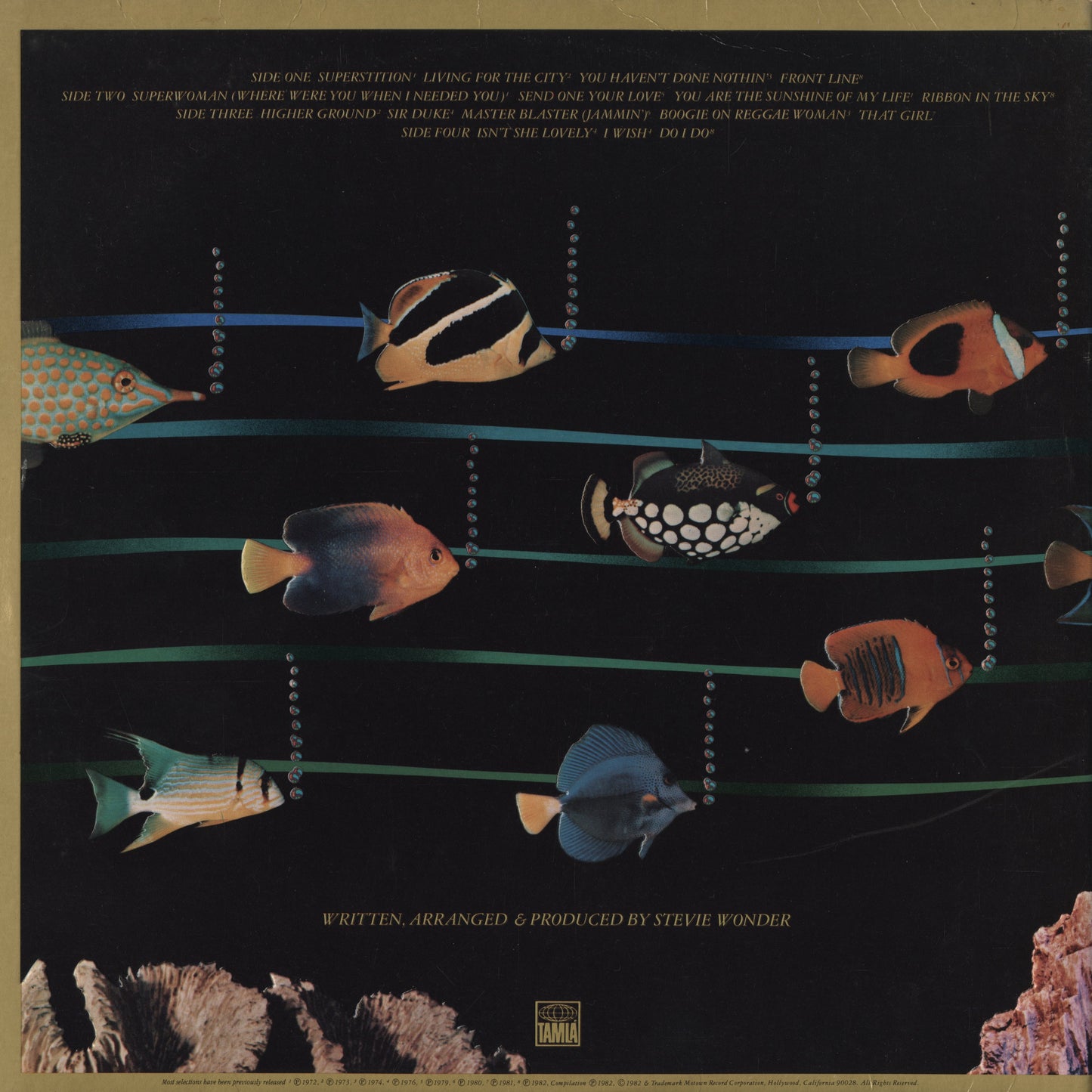 Stevie Wonder - Original Musiquarium (T6002)｜2LP 1982 US Tamla｜中古LP