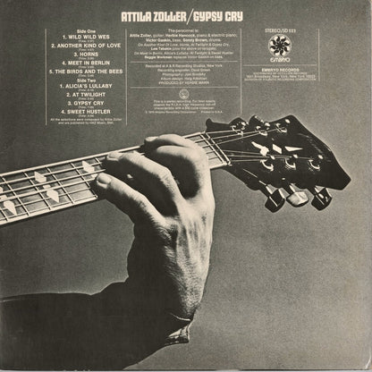 Attila Zoller - Gypsy Cry (SD 523) LP 1970 US Embryo｜中古LP