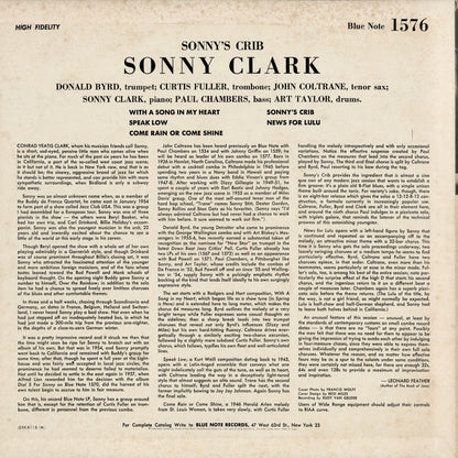 Sonny Clark / ソニー・クラーク / Sonny's Crib (GXK-8188M)