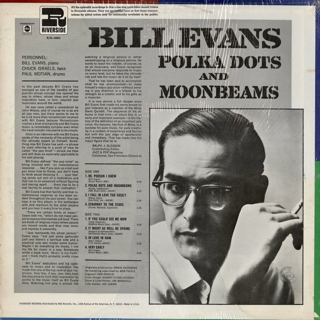 Bill Evans / ビル・エヴァンス / Polka Dots And Moonbeams (RS 3001)