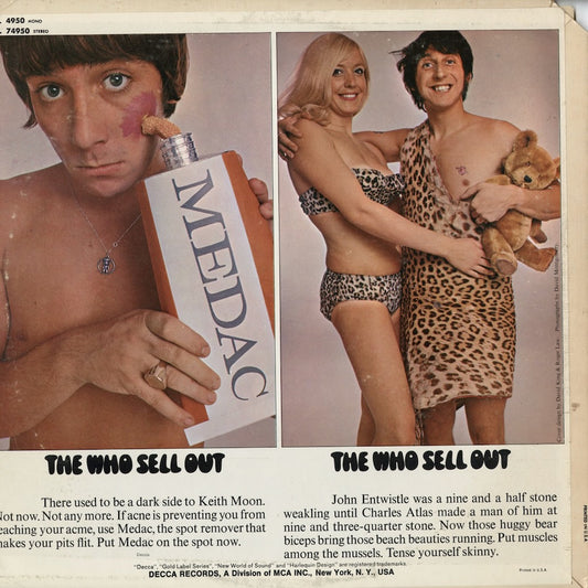 The Who - The Who Sell Out (DL 74950) 1971 US DECCA｜中古LP