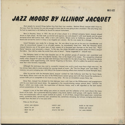 Illinois Jacquet / イリノイ・ジャケー / Jazz Moods (MG C-622)