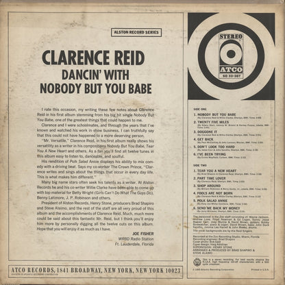 Clarence Reid / クラレンス・リード / Dancin' With Nobody But You Babe (SD 33-307)