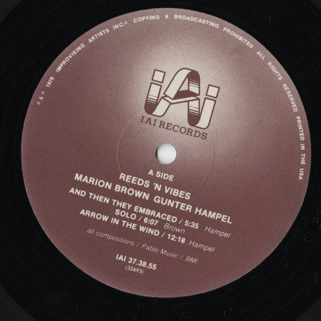 Marion Brown & Gunter Hampel / Reeds 'N Vibes (IAI 37.38.55)
