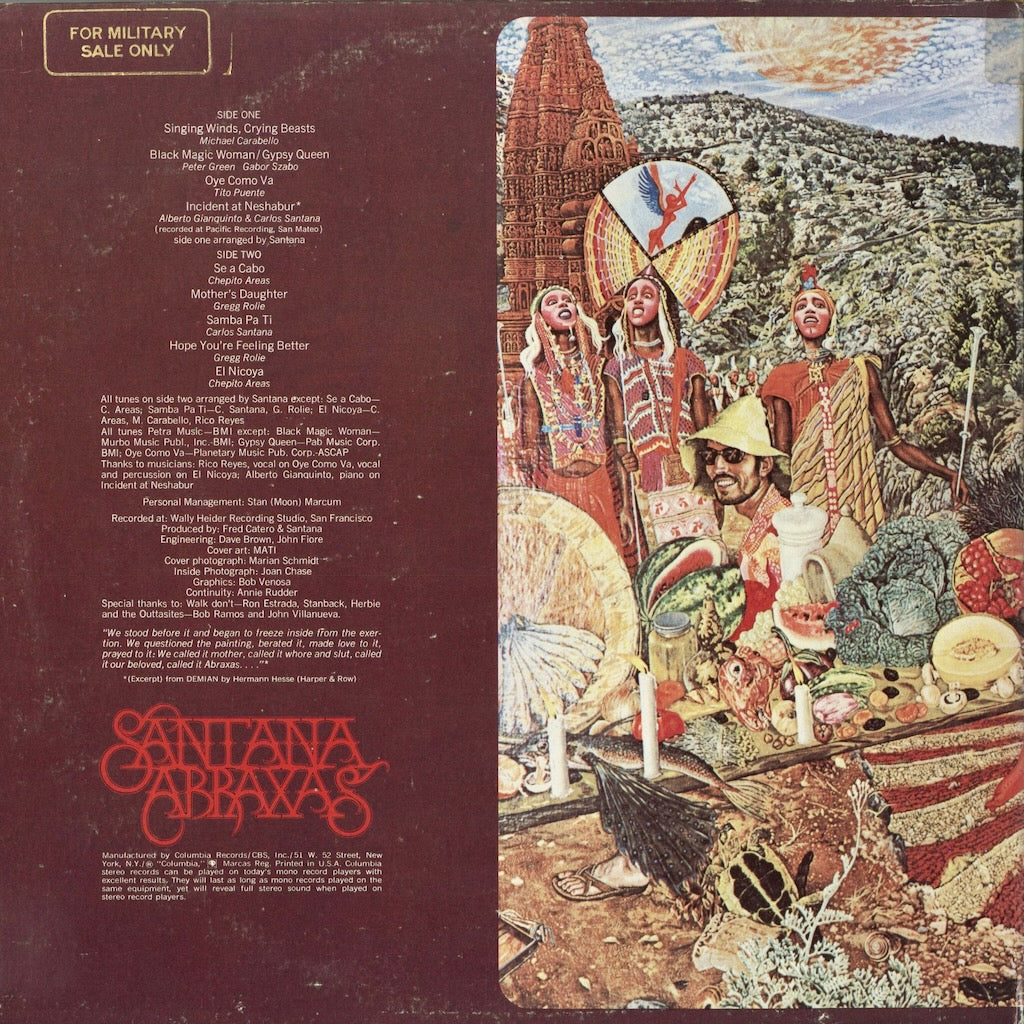 Santana – Abraxas (PC 30130) 1973 US Columbia | 中古LP