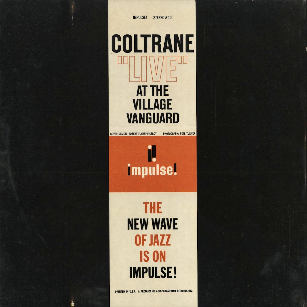 John Coltrane - Live At The Village Vanguard (AS-10) 1968 US Impulse!｜中古LP