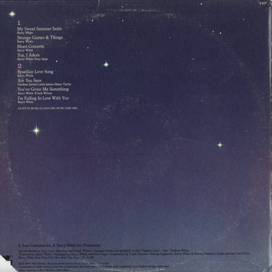 Love Unlimited Orchestra - My Sweet Summer Suite (T-517) 1976 US 20th Century｜中古LP