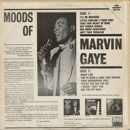 Marvin Gaye - Moods Of Marvin Gaye (TS-266) 1966 US Tamla｜中古LP