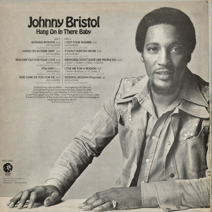 Johnny Bristol - Hang On In There Baby (M3G 4959) 1974 US MGM｜中古LP